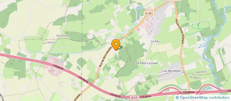 localisation de l'entreprise MONSIEUR NICOLAS BOUTRUCHE  SARGE-LES-LE-MANS