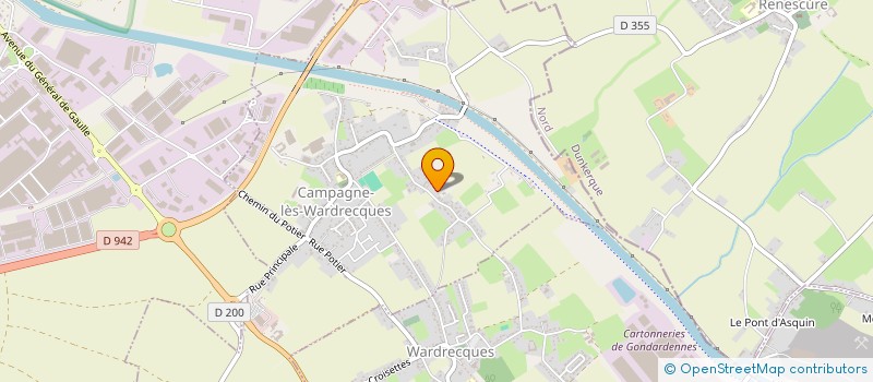 localisation de l'entreprise MONSIEUR NICOLAS BOUVE  WARDRECQUES