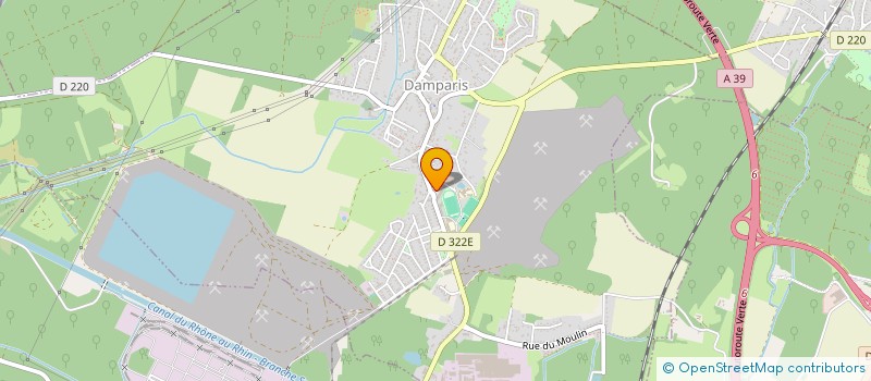 localisation de l'entreprise MONSIEUR NICOLAS BOUVERET  DAMPARIS