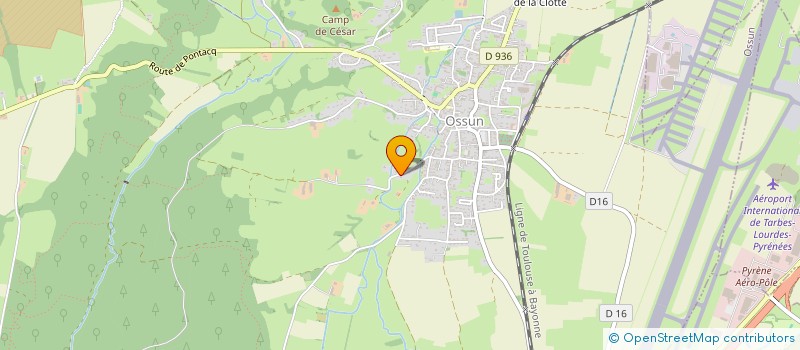 localisation de l'entreprise MONSIEUR NICOLAS BOUZAIRES  TARBES