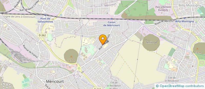 localisation de l'entreprise MONSIEUR NICOLAS BOUZIER  MERICOURT