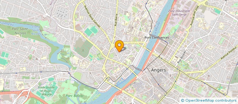 localisation de l'entreprise MONSIEUR NICOLAS BOUZILLE à ANGERS