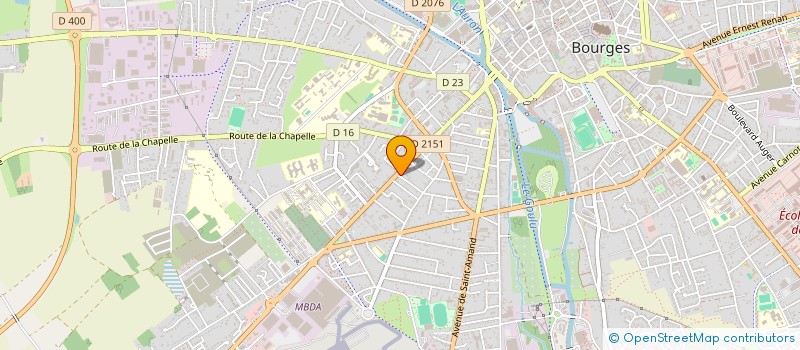 localisation de l'entreprise MONSIEUR NICOLAS BOYER  BOURGES