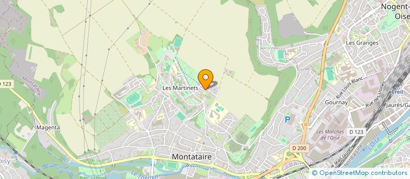 localisation de l'entreprise MONSIEUR NICOLAS BOYER  MONTATAIRE