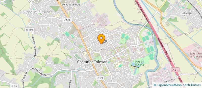 localisation de l'entreprise MONSIEUR NICOLAS BOZZETTO  CASTANET-TOLOSAN