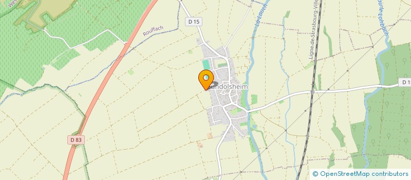 localisation de l'entreprise MONSIEUR NICOLAS BRACH  GUNDOLSHEIM