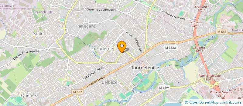 localisation de l'entreprise MONSIEUR NICOLAS BRAGNIER à TOURNEFEUILLE