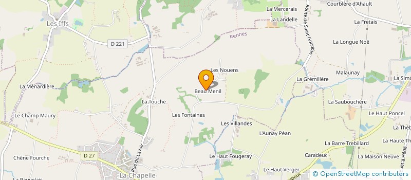 localisation de l'entreprise MONSIEUR NICOLAS BRAHIM à LA CHAPELLE-CHAUSSEE