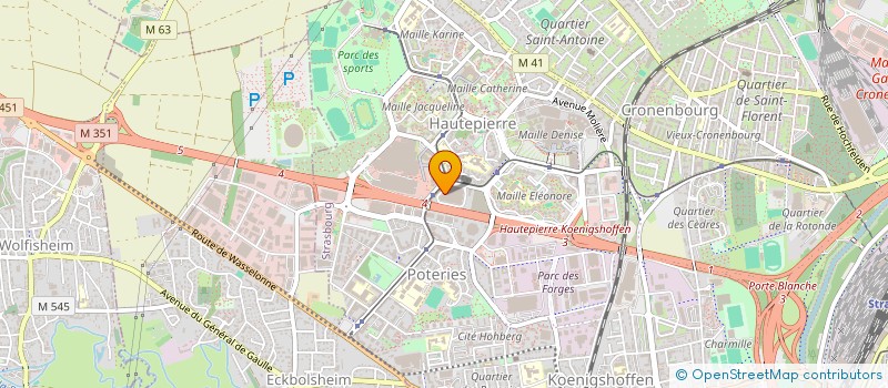 localisation de l'entreprise MONSIEUR NICOLAS BRANDNER à STRASBOURG