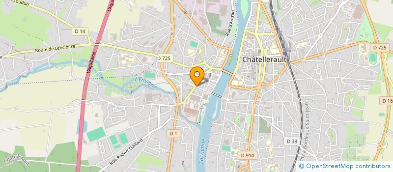 localisation de l'entreprise MONSIEUR NICOLAS BRANGER à CHATELLERAULT