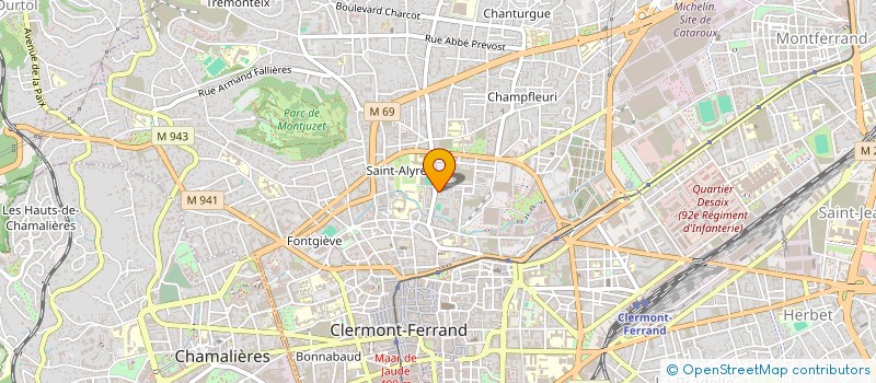 localisation de l'entreprise MONSIEUR NICOLAS BRAUD  CLERMONT-FERRAND