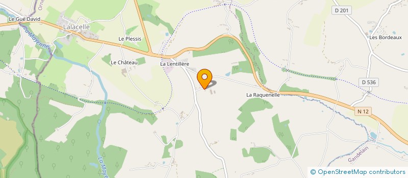 localisation de l'entreprise MONSIEUR NICOLAS BRAUDEAU à LALACELLE