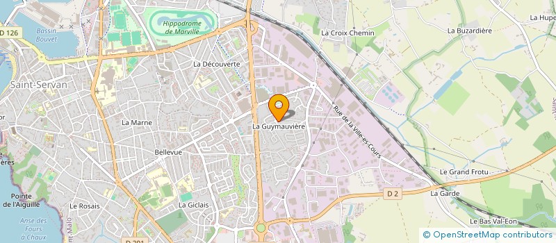 localisation de l'entreprise MONSIEUR NICOLAS BRAULT  SAINT-MALO