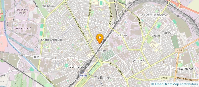 localisation de l'entreprise MONSIEUR NICOLAS BRAUN  LA CHAPELLE-SAINT-LUC