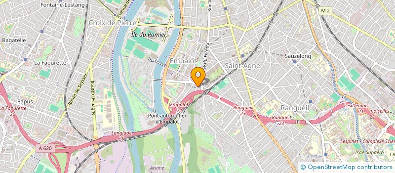 localisation de l'entreprise MONSIEUR NICOLAS BRAUN  TOULOUSE