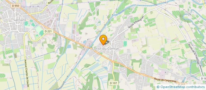 localisation de l'entreprise MONSIEUR NICOLAS BRAY  LORIOL-DU-COMTAT