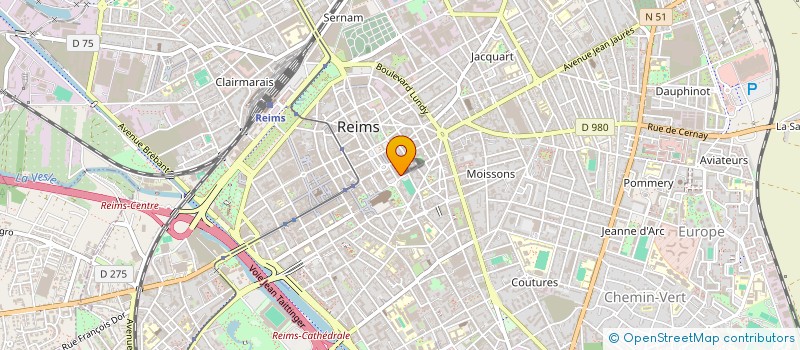 localisation de l'entreprise MONSIEUR NICOLAS BRAZY  REIMS