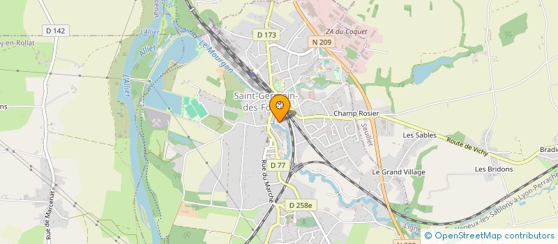 localisation de l'entreprise MONSIEUR NICOLAS BRENDANI  SAINT-GERMAIN-DES-FOSSES