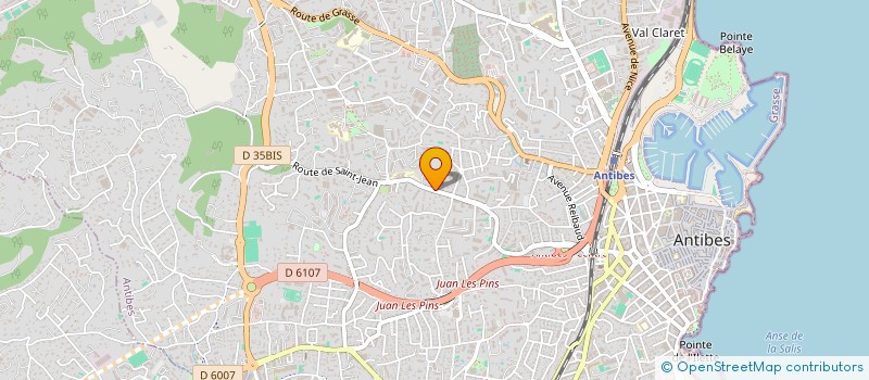 localisation de l'entreprise MONSIEUR NICOLAS BRESCH  ANTIBES