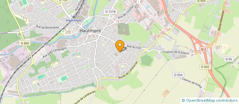 localisation de l'entreprise MONSIEUR NICOLAS BRESSY  HAUTMONT