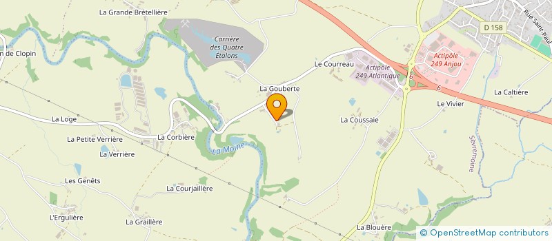 localisation de l'entreprise MONSIEUR NICOLAS BRETAUDEAU à SEVREMOINE
