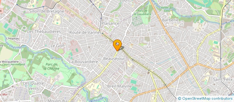 localisation de l'entreprise MONSIEUR NICOLAS BRETECHER  SAINT-HERBLAIN