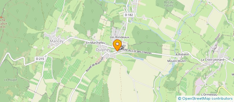 localisation de l'entreprise MONSIEUR NICOLAS BRETHENET  MANCEY