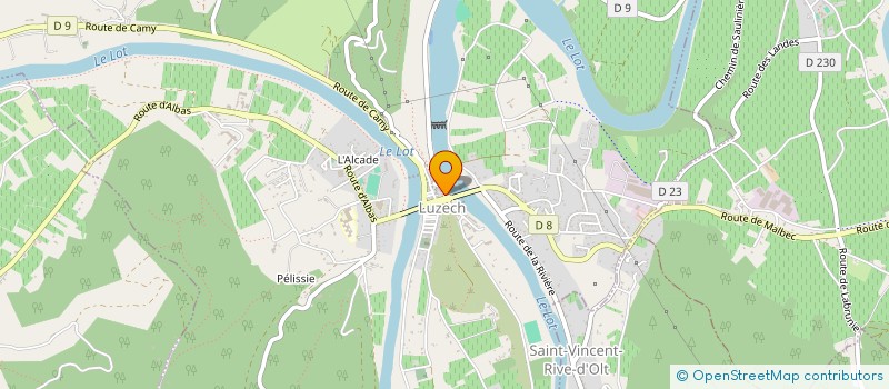 localisation de l'entreprise MONSIEUR NICOLAS BRETON  LUZECH