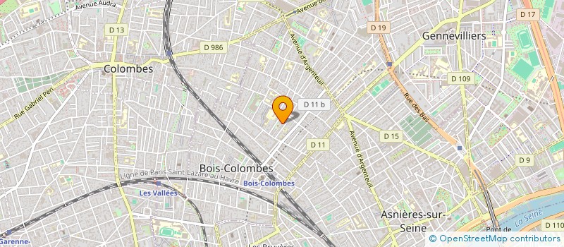 localisation de l'entreprise MONSIEUR NICOLAS BREUGNON à BOIS-COLOMBES