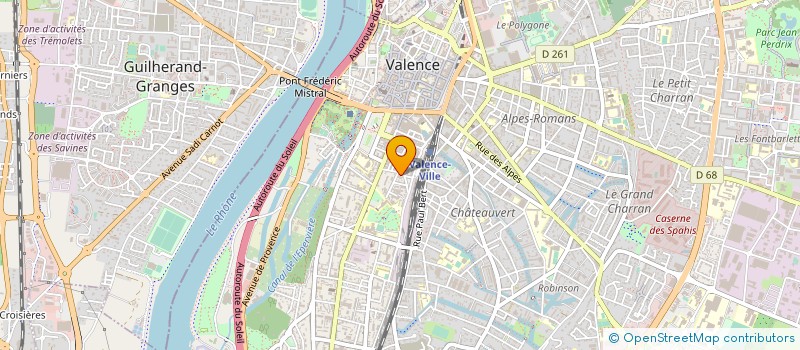 localisation de l'entreprise MONSIEUR NICOLAS BREYTON à VALENCE