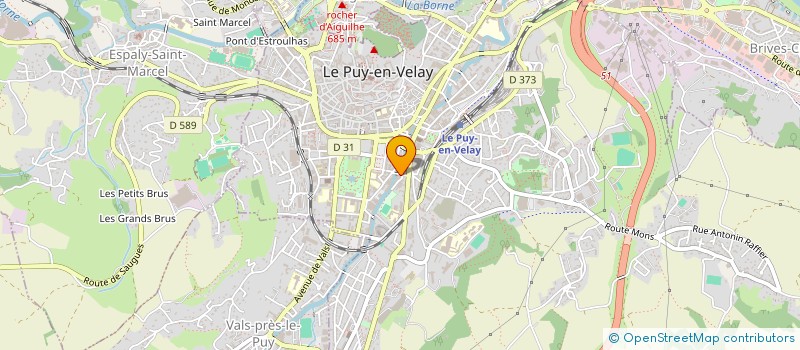 localisation de l'entreprise MONSIEUR NICOLAS BRIANT à LE PUY-EN-VELAY