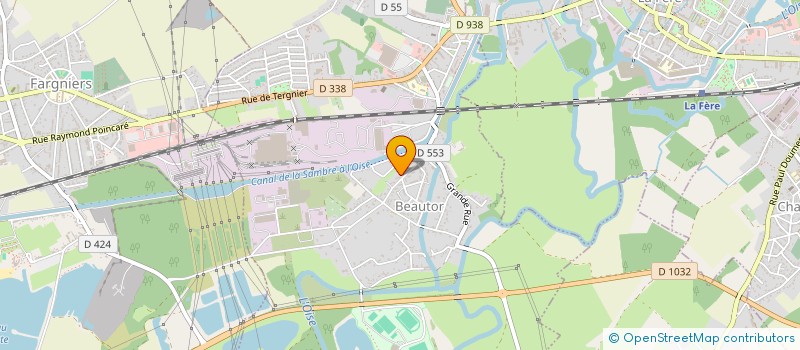 localisation de l'entreprise MONSIEUR NICOLAS BRICHARD  BEAUTOR