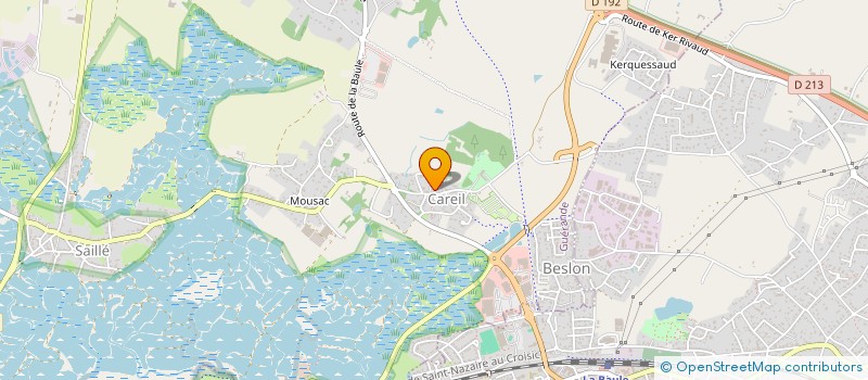 localisation de l'entreprise MONSIEUR NICOLAS BRICHET  GUERANDE