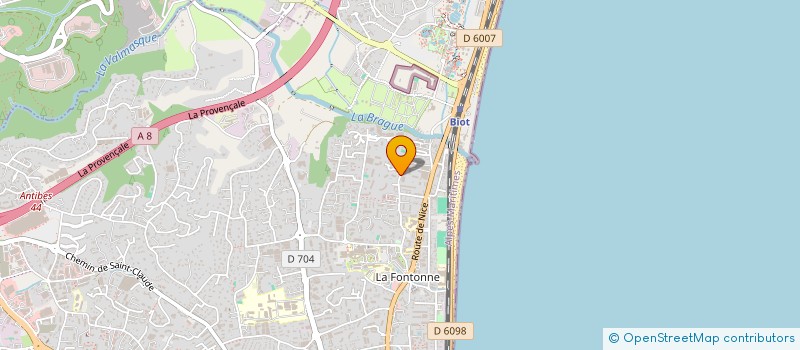 localisation de l'entreprise MONSIEUR NICOLAS BRIERE à ANTIBES