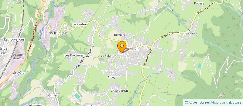 localisation de l'entreprise MONSIEUR NICOLAS BRIFFOD  VILLAZ