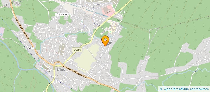 localisation de l'entreprise MONSIEUR NICOLAS BRILLU  MIOS