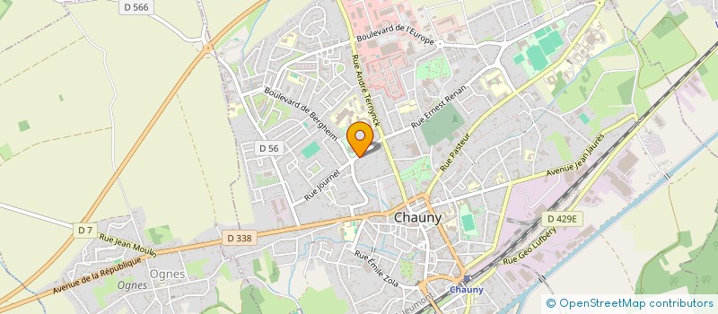 localisation de l'entreprise MONSIEUR NICOLAS BRIN à CHAUNY