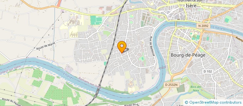 localisation de l'entreprise MONSIEUR NICOLAS BRION à ROMANS-SUR-ISERE