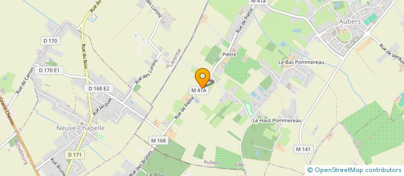 localisation de l'entreprise MONSIEUR NICOLAS BRISSART à AUBERS