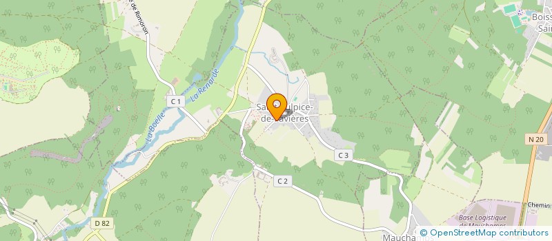 localisation de l'entreprise MONSIEUR NICOLAS BRISSEAUX  PUISELET-LE-MARAIS