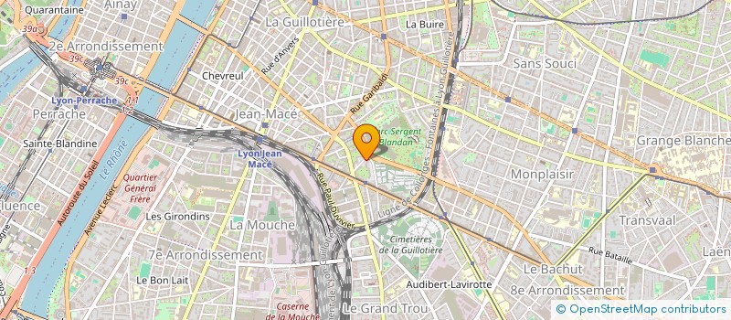 localisation de l'entreprise MONSIEUR NICOLAS BRIVET  LYON