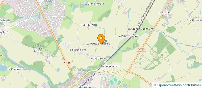 localisation de l'entreprise MONSIEUR NICOLAS BROCHARD à MONTAIGU-VENDEE
