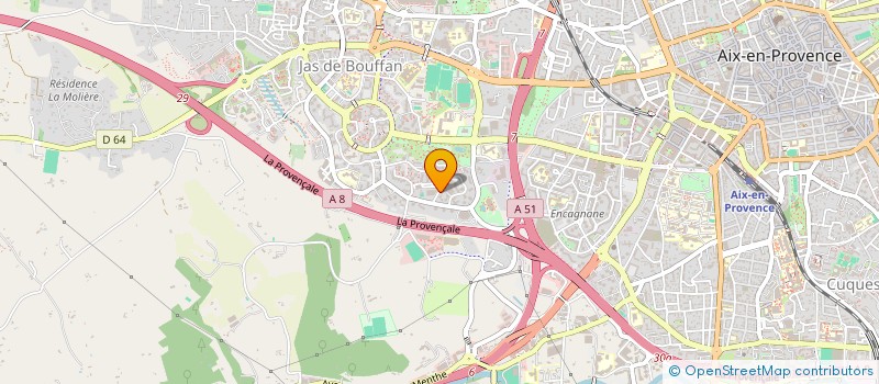 localisation de l'entreprise MONSIEUR NICOLAS BRODBECK  AIX-EN-PROVENCE