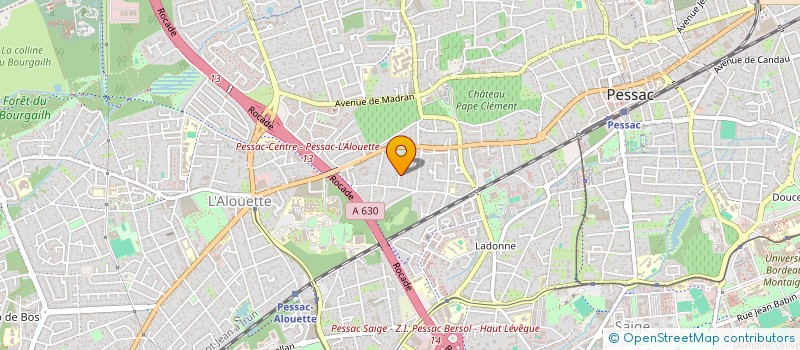 localisation de l'entreprise MONSIEUR NICOLAS BRODEUR  PESSAC