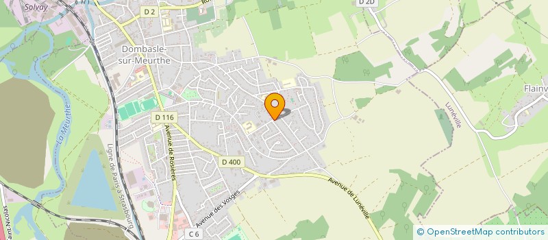 localisation de l'entreprise MONSIEUR NICOLAS BROGGI  DOMBASLE-SUR-MEURTHE