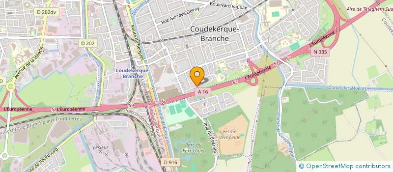 localisation de l'entreprise MONSIEUR NICOLAS BROIDIOI  COUDEKERQUE-BRANCHE