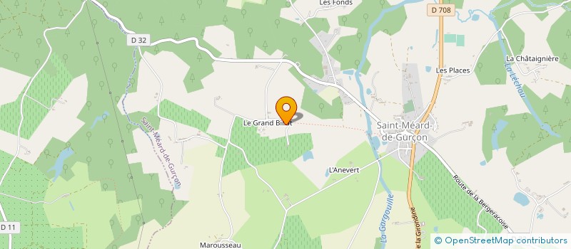 localisation de l'entreprise MONSIEUR NICOLAS BROUEL  SAINT-MEARD-DE-GURCON