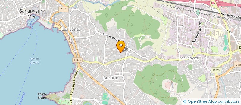 localisation de l'entreprise MONSIEUR NICOLAS BROULAND à SIX-FOURS-LES-PLAGES