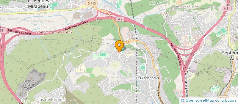 localisation de l'entreprise MONSIEUR NICOLAS BRUET à LES PENNES MIRABEAU