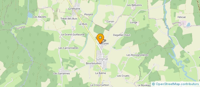 localisation de l'entreprise MONSIEUR NICOLAS BRUFFIN à SULIGNAT